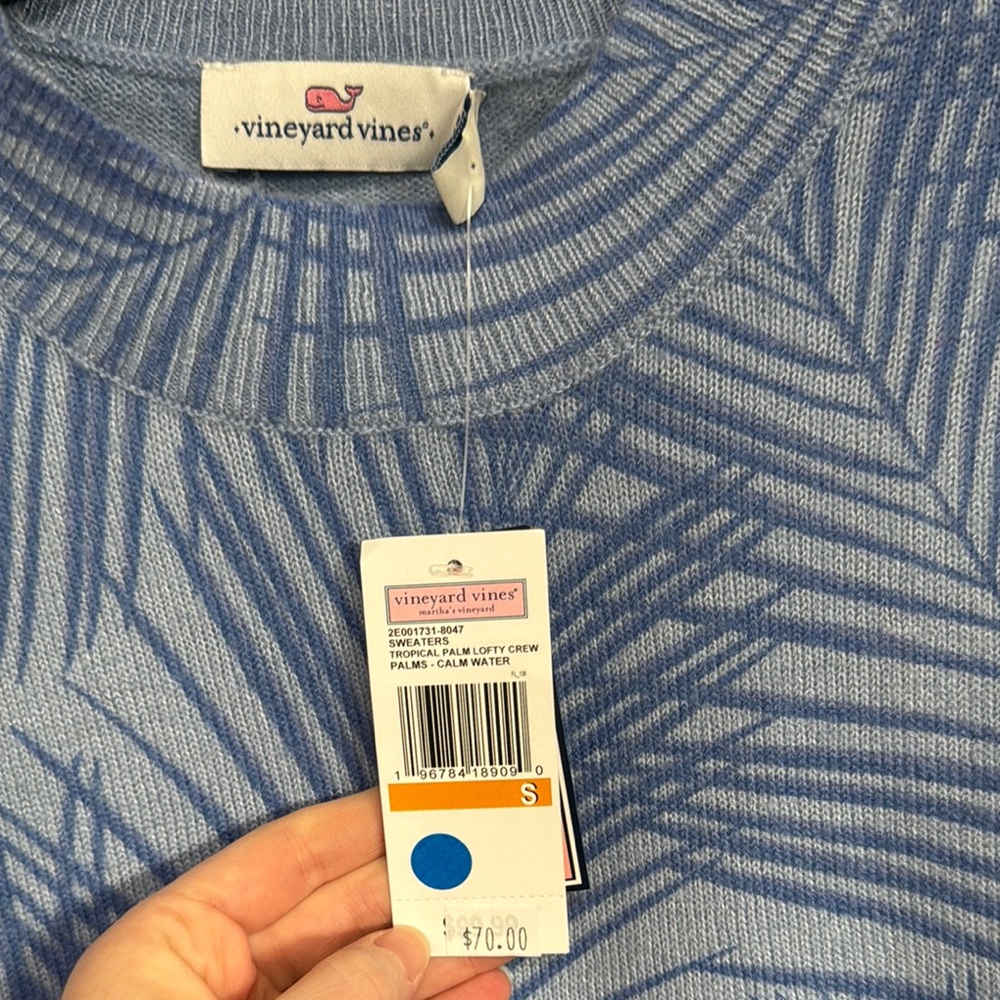 Blue Patterned Sweater - Picture 2 of 5